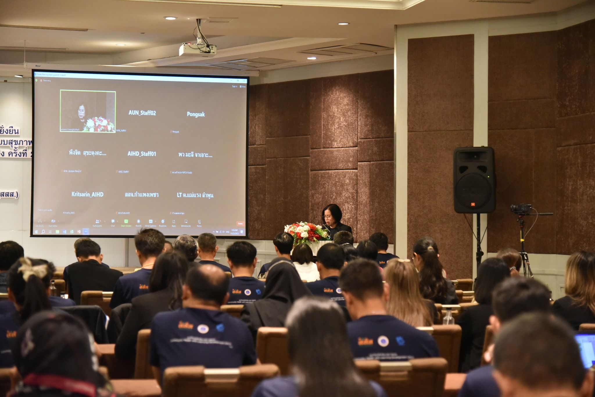 สถาบันฯ ร่วมกับ สสส. จัดพิธีเปิดการประชุมอบรมเชิงปฏิบัติการติดตามผลการดำเนินงาน และเพื่อถอดบทเรียน ครั้งที่ 2